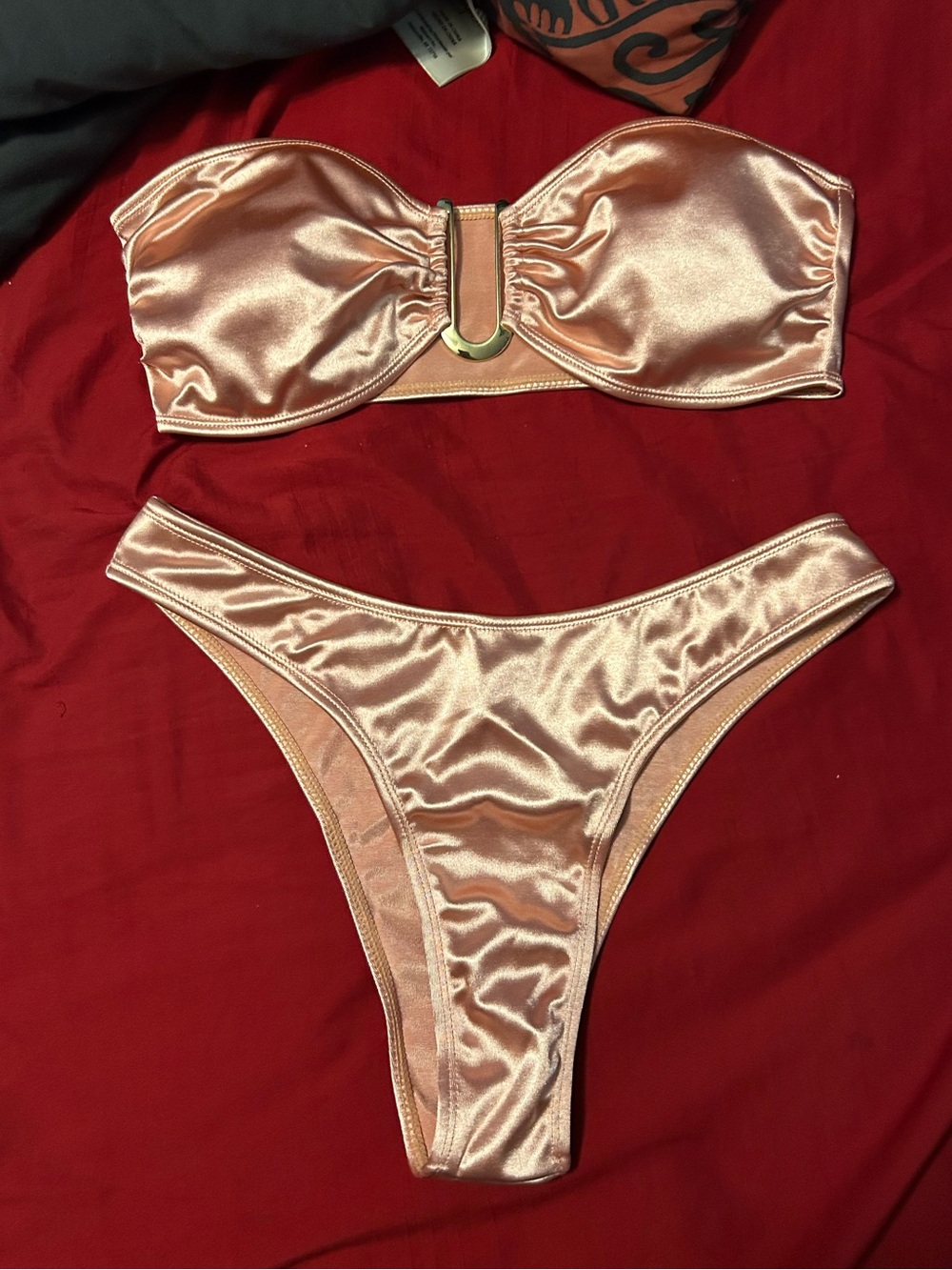 Satin Thong Bikini LG